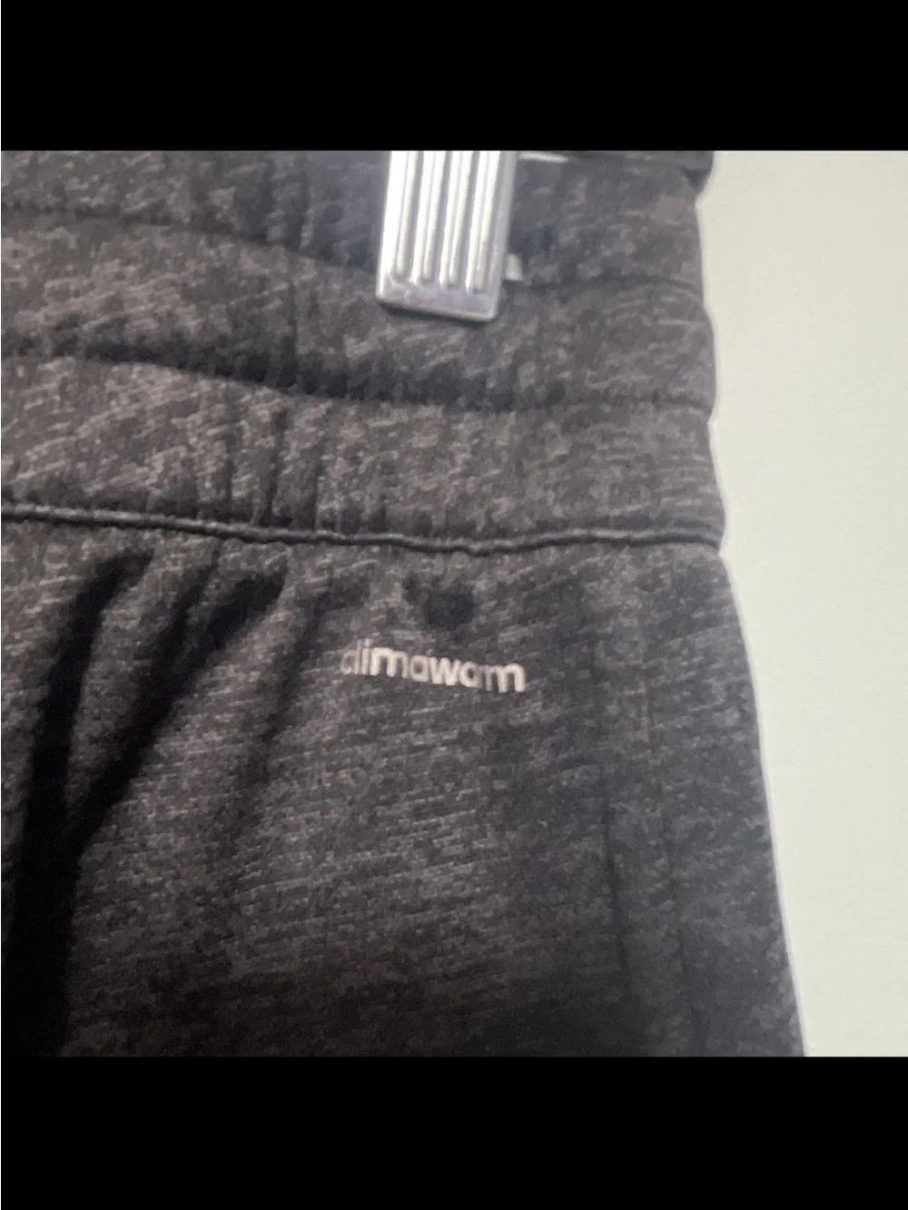 adidas Black Men's Climawarm Sweatpants with Drawcord